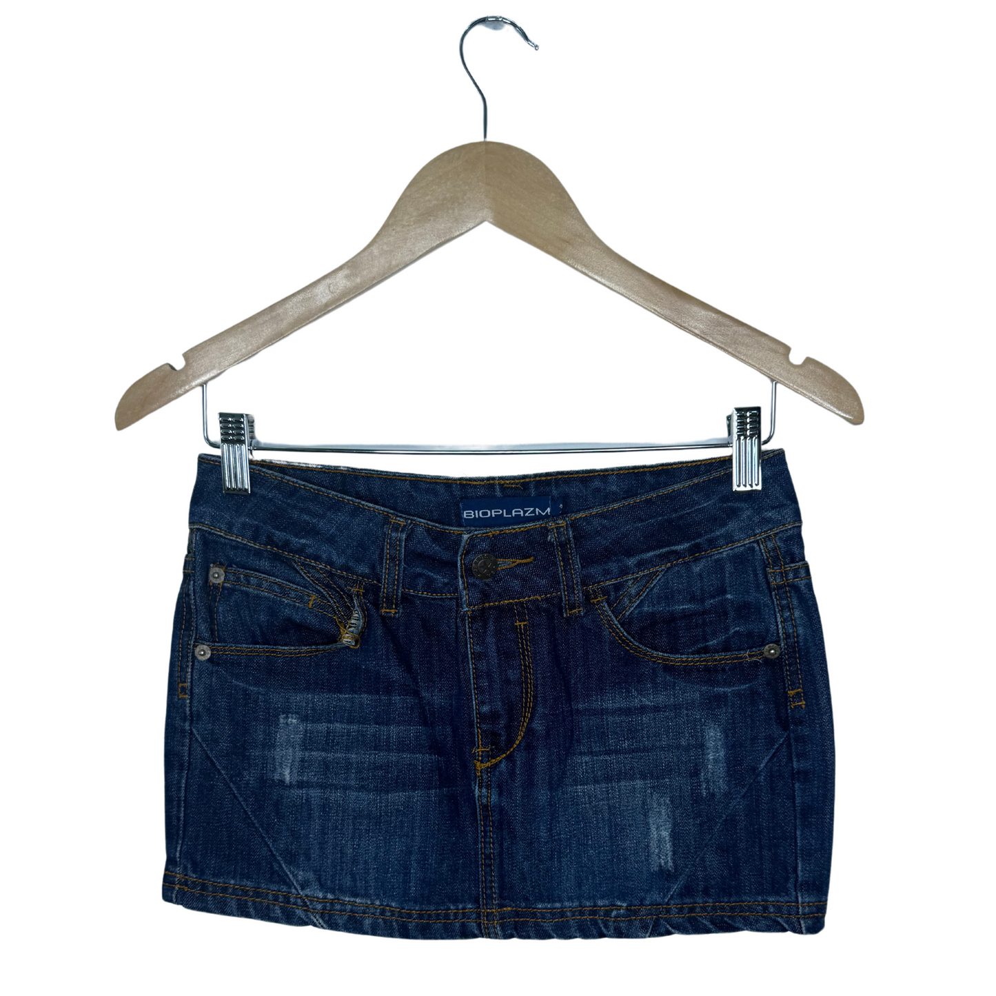 Denim Mini Skirt (W26)