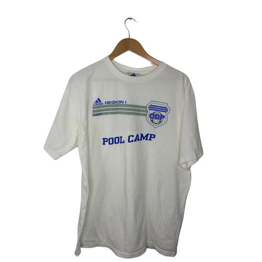 Vintage Adidas Pool Camp T-Shirt (L)