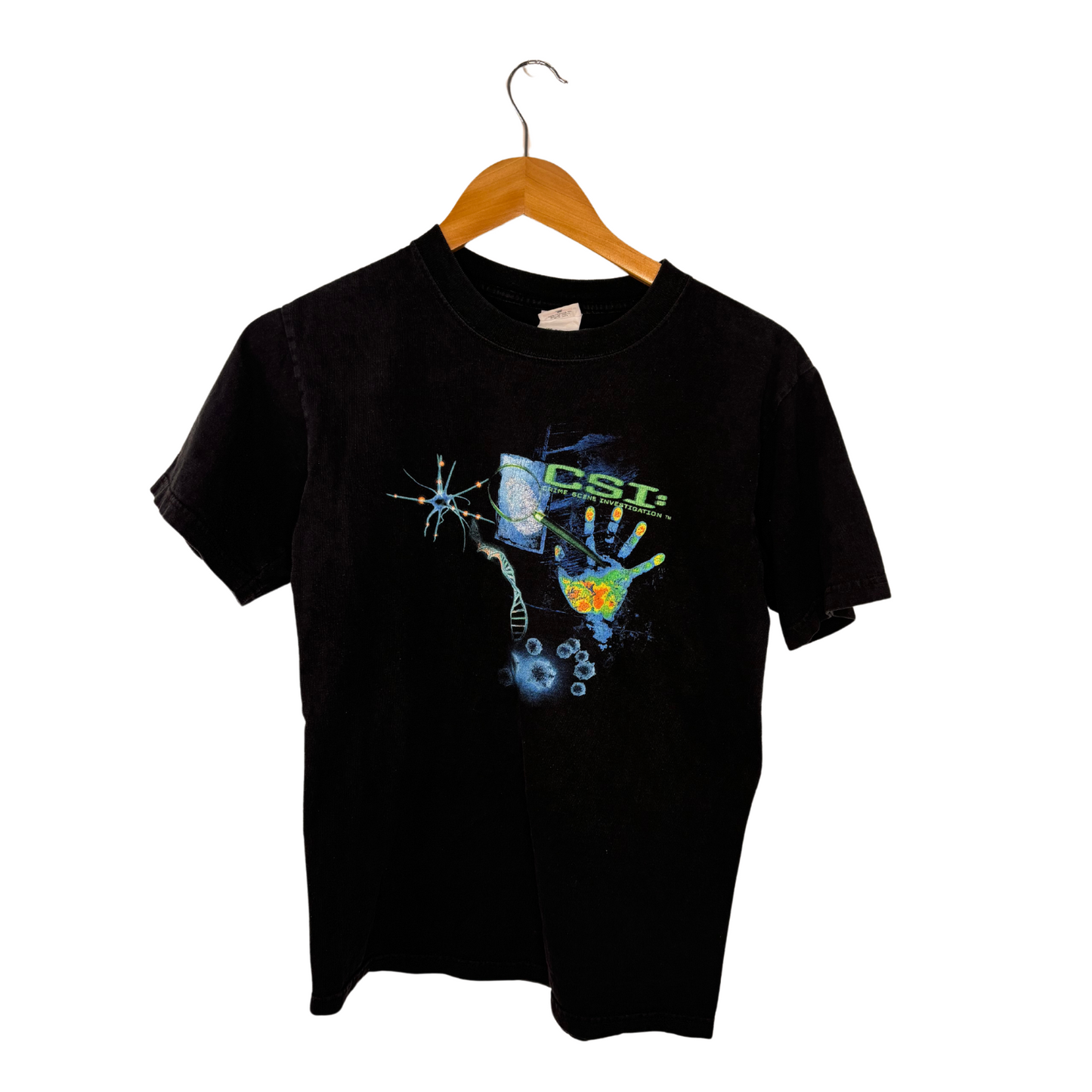 Y2K CSI Graphic T-Shirt (S)